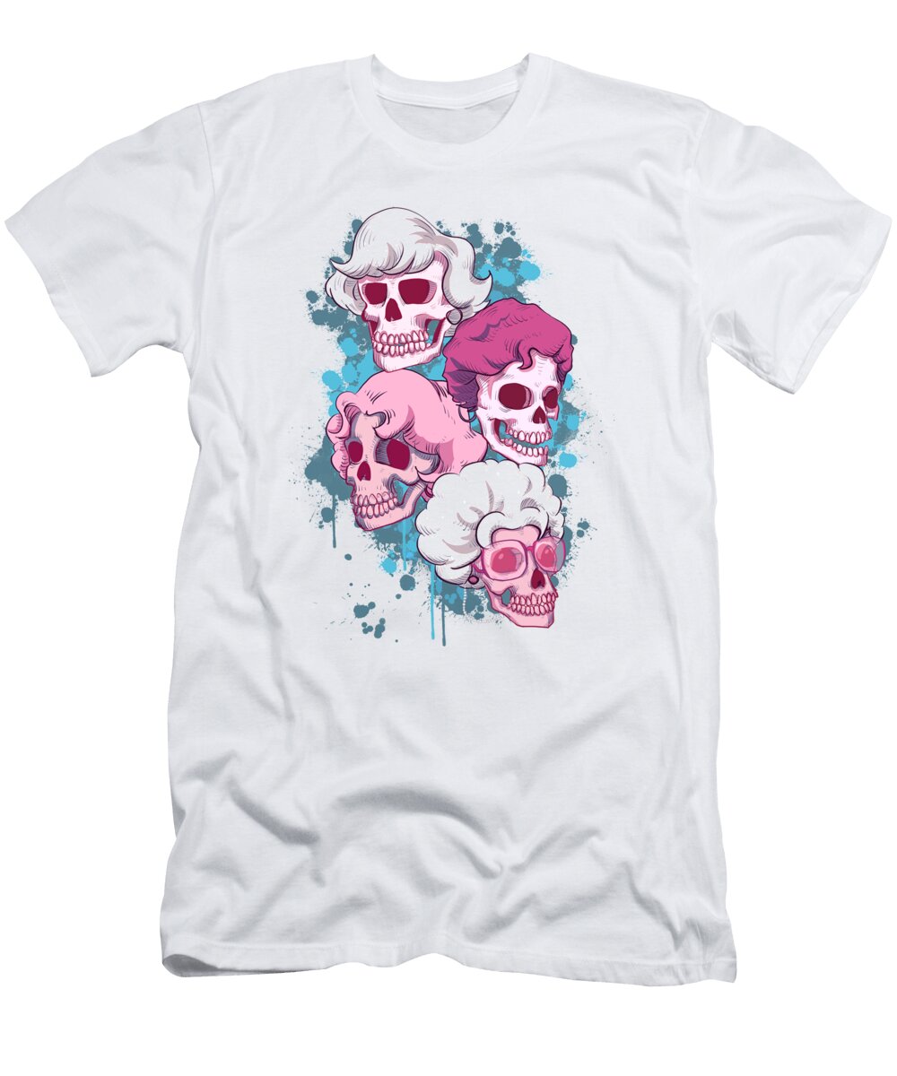 Golden Skulls Ludwig Van Bacon T-Shirt