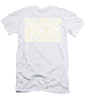 Golden Yellow and White Wacky Retro Circle Pattern Petite Pattern Minimal Graphic Designs T-Shirt