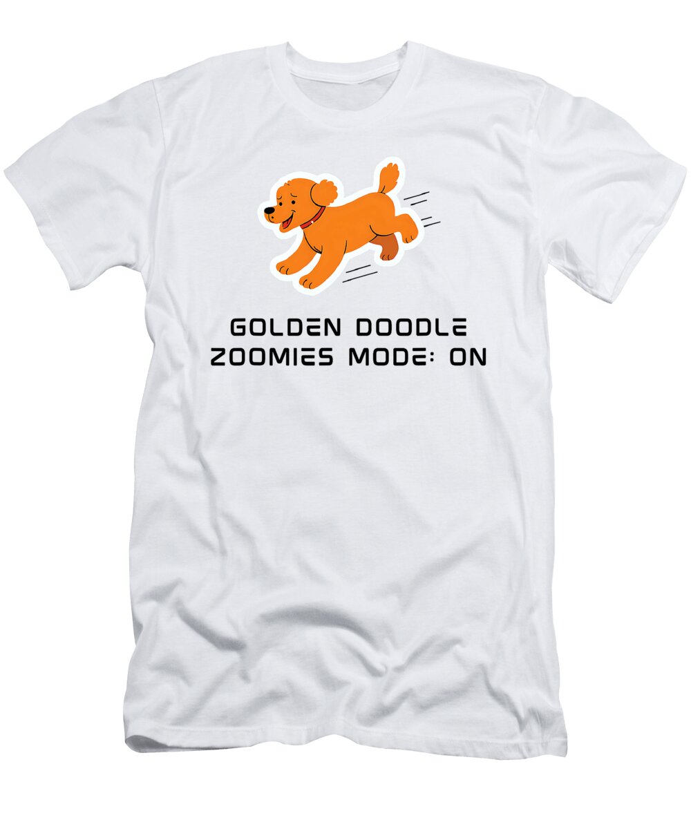 Goldendoodle Dog Puppy Zoomies Studi Alex T-Shirt