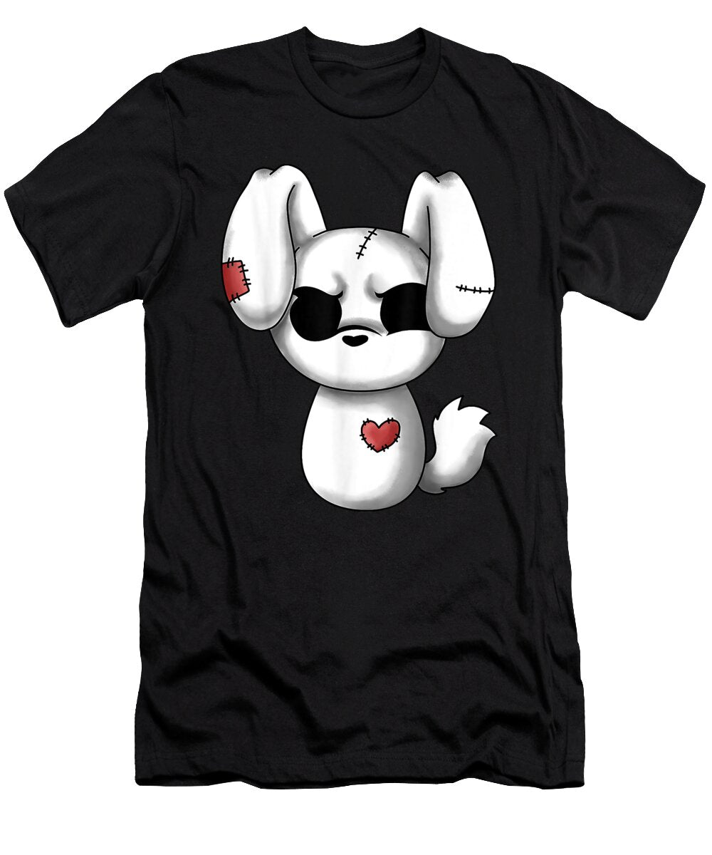 Good Placidity Emo Chibi Kawaii Easter Goth Emo Bunny Gift for Ezone Prints T-Shirt