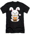 Goodness Astute Kawaii Anime Bunny Drinking Boba Bubble Tea Rabbit Lover Classic Fans Ezone Prints T-Shirt