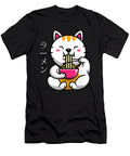 Goodness Cute Ramen Bowl and Cat Kawaii Japanese Noodles Anime Lover Otaku Gift for Birthday Ezone Prints T-Shirt