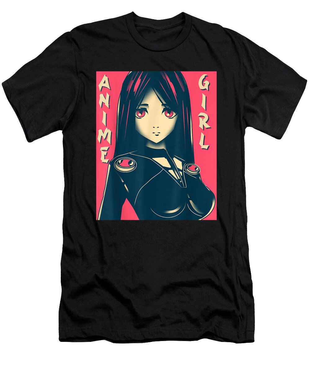 Goodness Poetic Anime Girl Manga Otaku Kawaii Anime Clothing Goth Girl Gift for Fans Ezone Prints T-Shirt