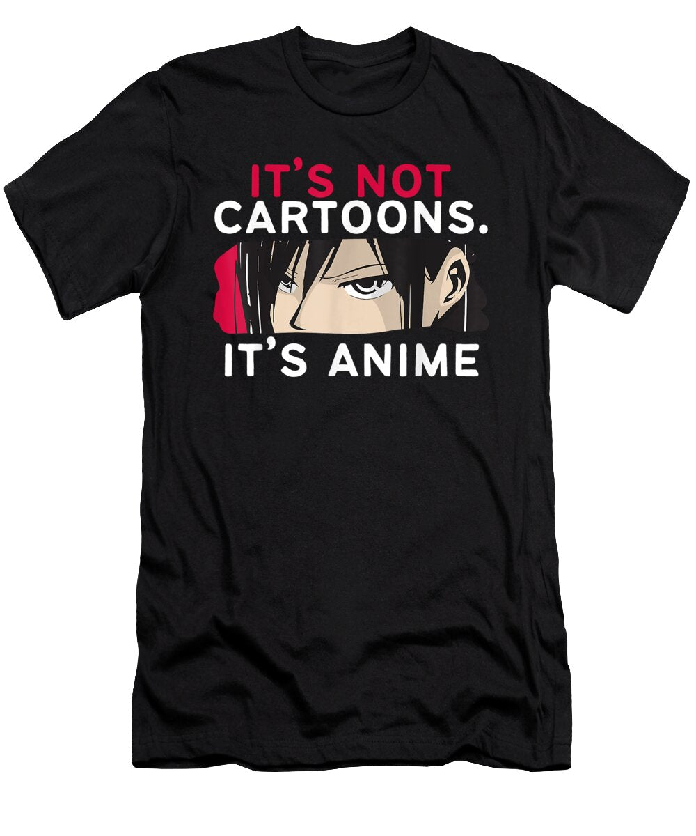 Goodness Poetic Its Not Cartoon Its Anime Manga Japan Japanese Manga Lover Graphic for Fans Ezone Prints T-Shirt