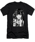 Goodness Pretty Goth Anime Girl Headphones Music Neck Chain Idol Gifts Fot You Ezone Prints T-Shirt
