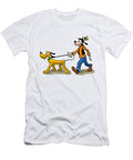 Goofy and Pluto Dog Pet Meme Twin Klie Bridge T-Shirt