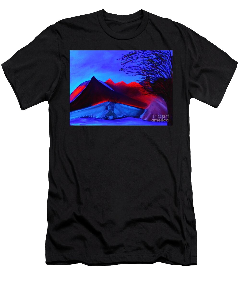 Goofy At Night Tania Stefania Katzouraki T-Shirt