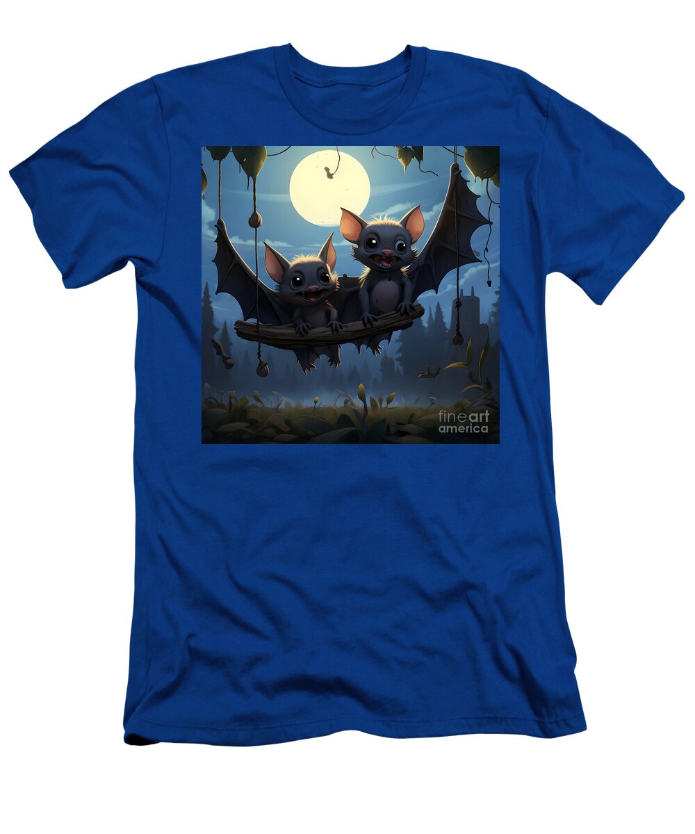 Goofy Baby Bats Cosmic Hare T-Shirt