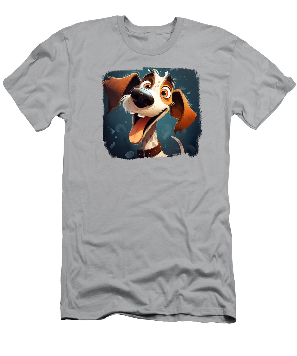 Goofy Cartoon Beagle Elisabeth Lucas T-Shirt