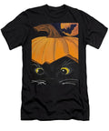 Goofy Cat W Pumpkin Jessica Cole T-Shirt