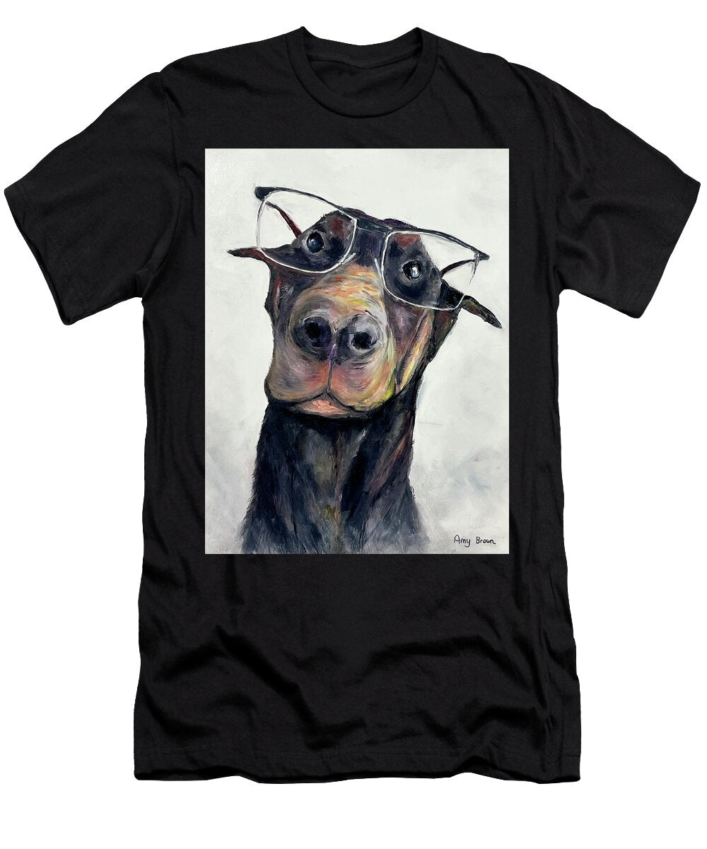 Goofy Doberman Amy Brown T-Shirt