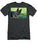 Goofy German Shepherd Tongue Out Shane Stillings T-Shirt