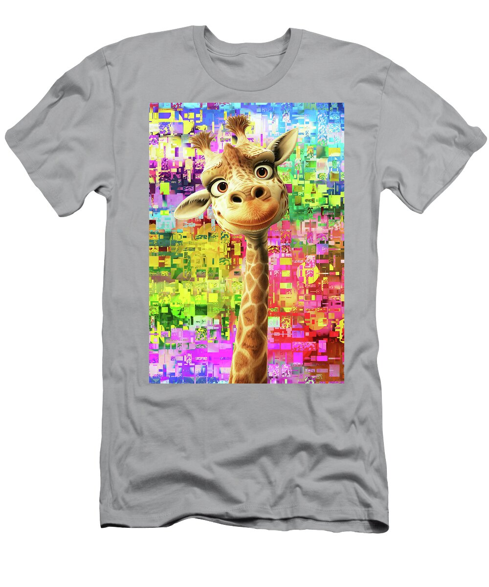 Goofy Giraffe Tammera Malicki Wong T-Shirt