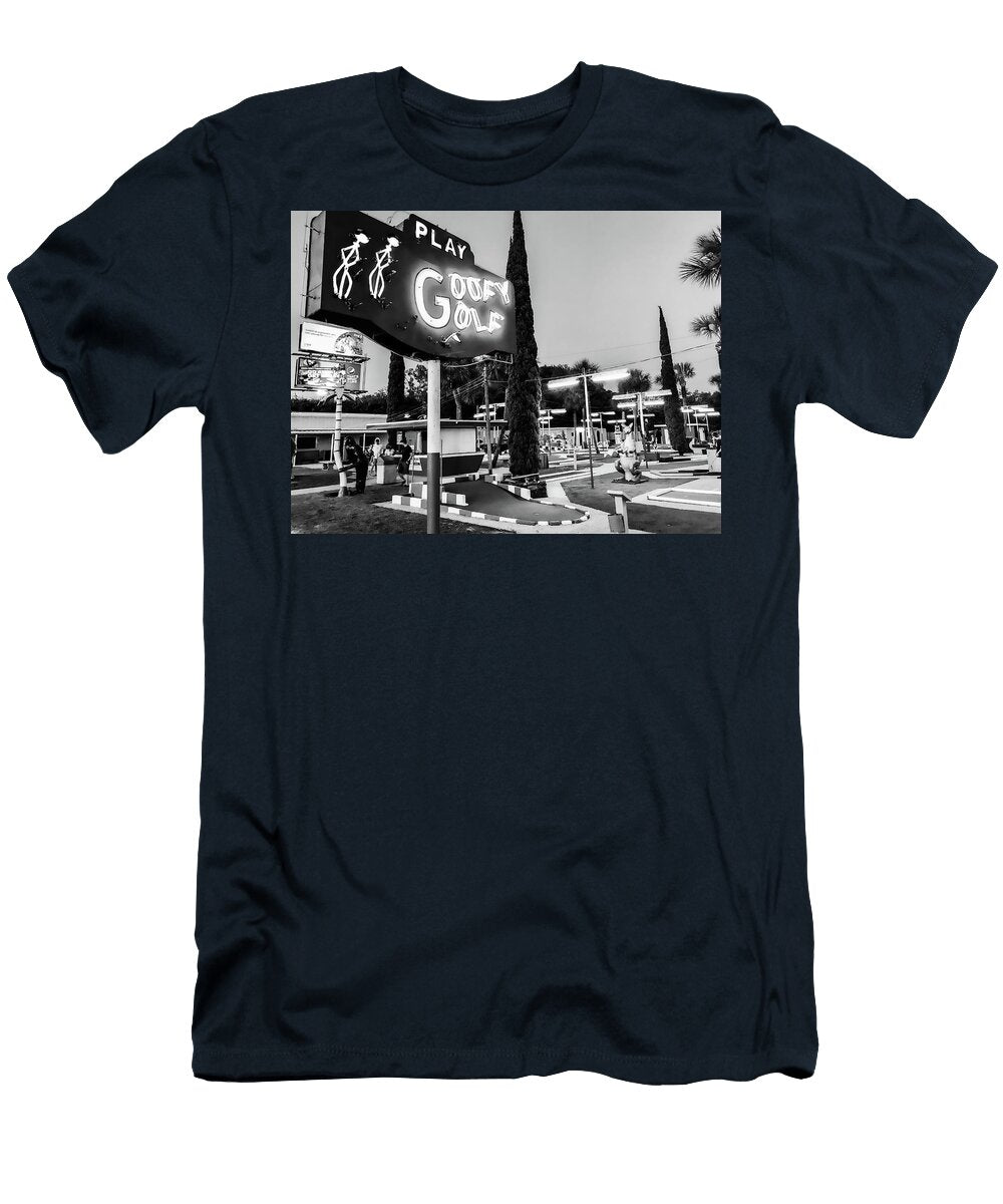 Goofy Golf in Black and White Matt Richardson T-Shirt