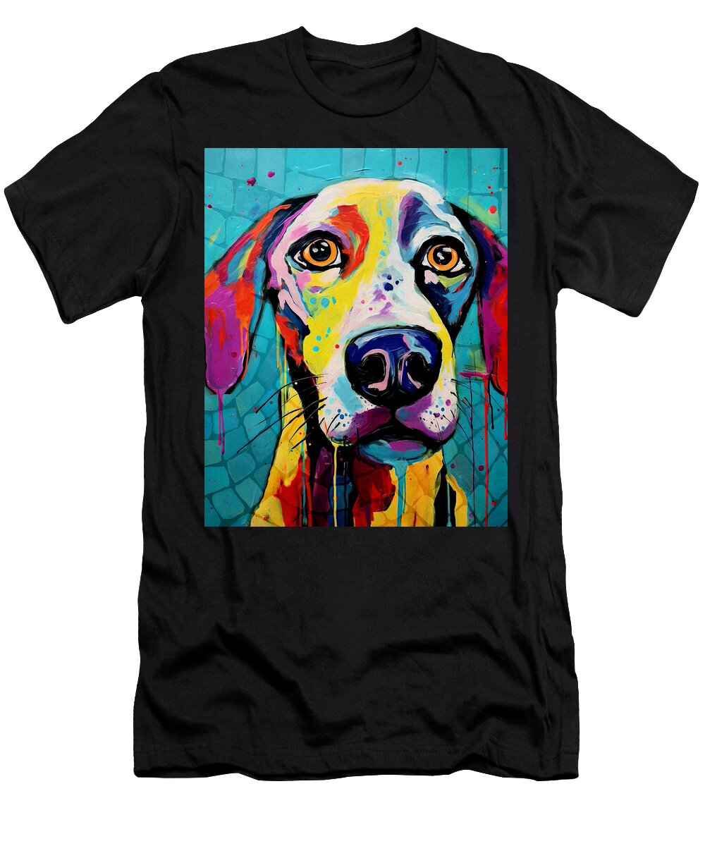 Goofy Great Dane Maz Scales T-Shirt