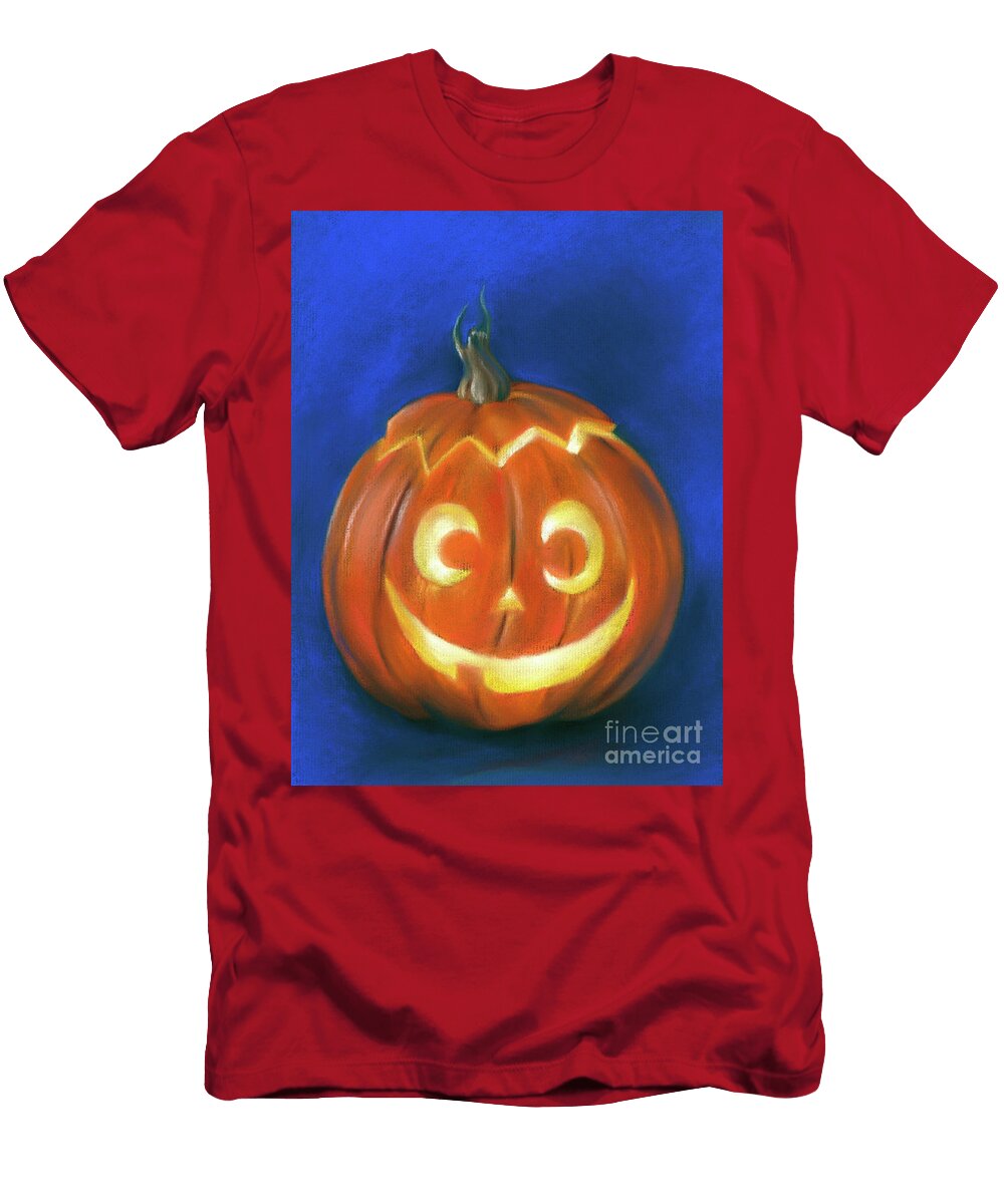 Goofy Grinning Halloween Pumpkin Mm Anderson T-Shirt