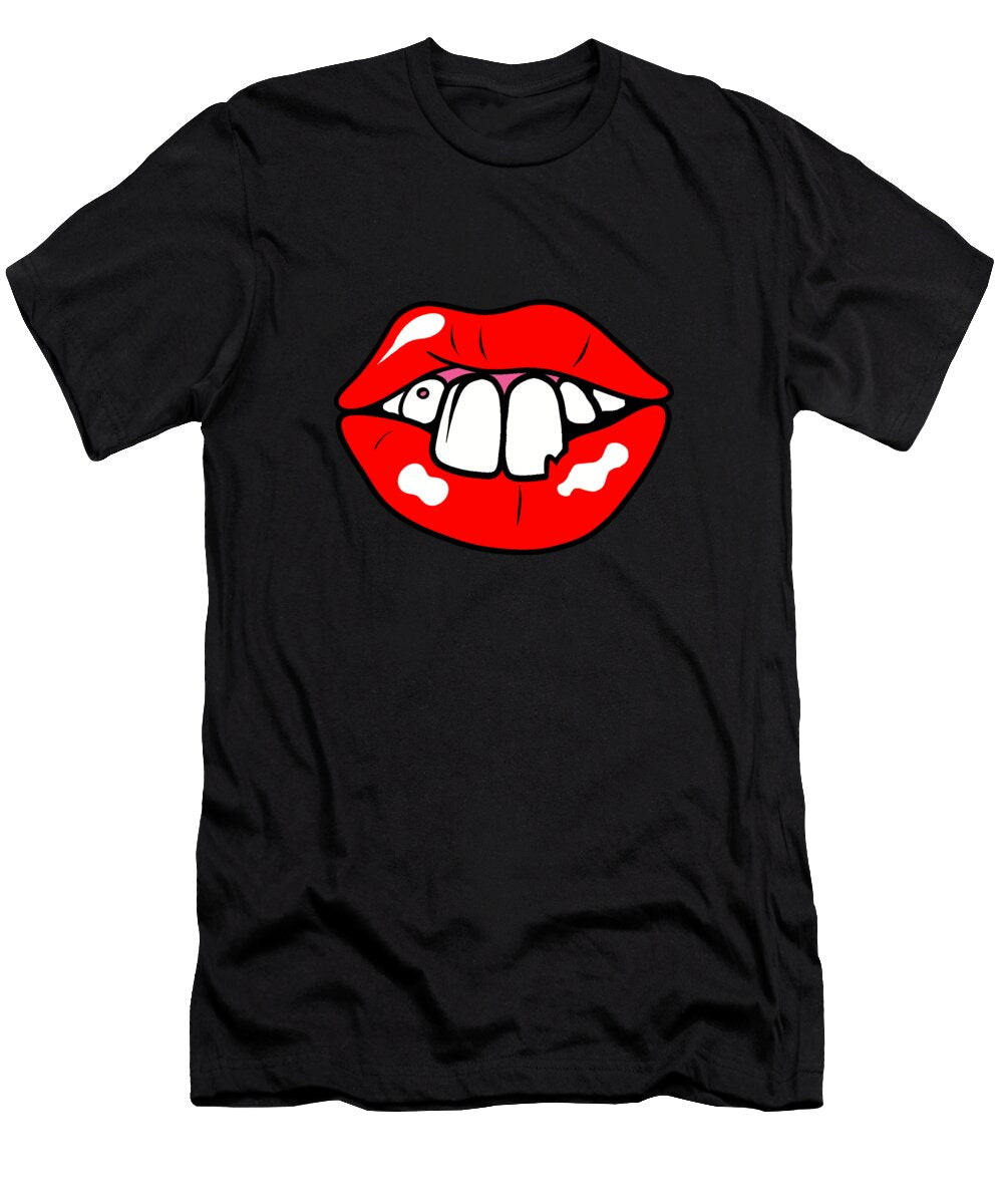 Goofy Red Lips Joann Vitali T-Shirt