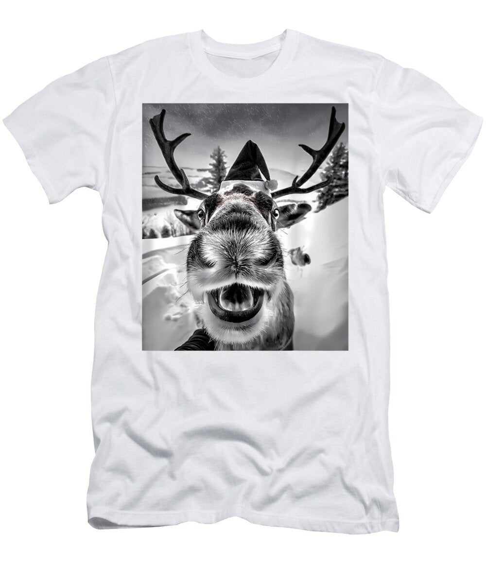 Goofy Reindeer in Snow Yahya Coraleigh T-Shirt
