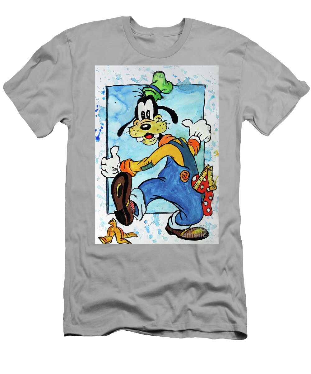 Goofy Sledjee Art T-Shirt