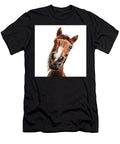 Goofy Sorrel Horse on White Elisabeth Lucas T-Shirt
