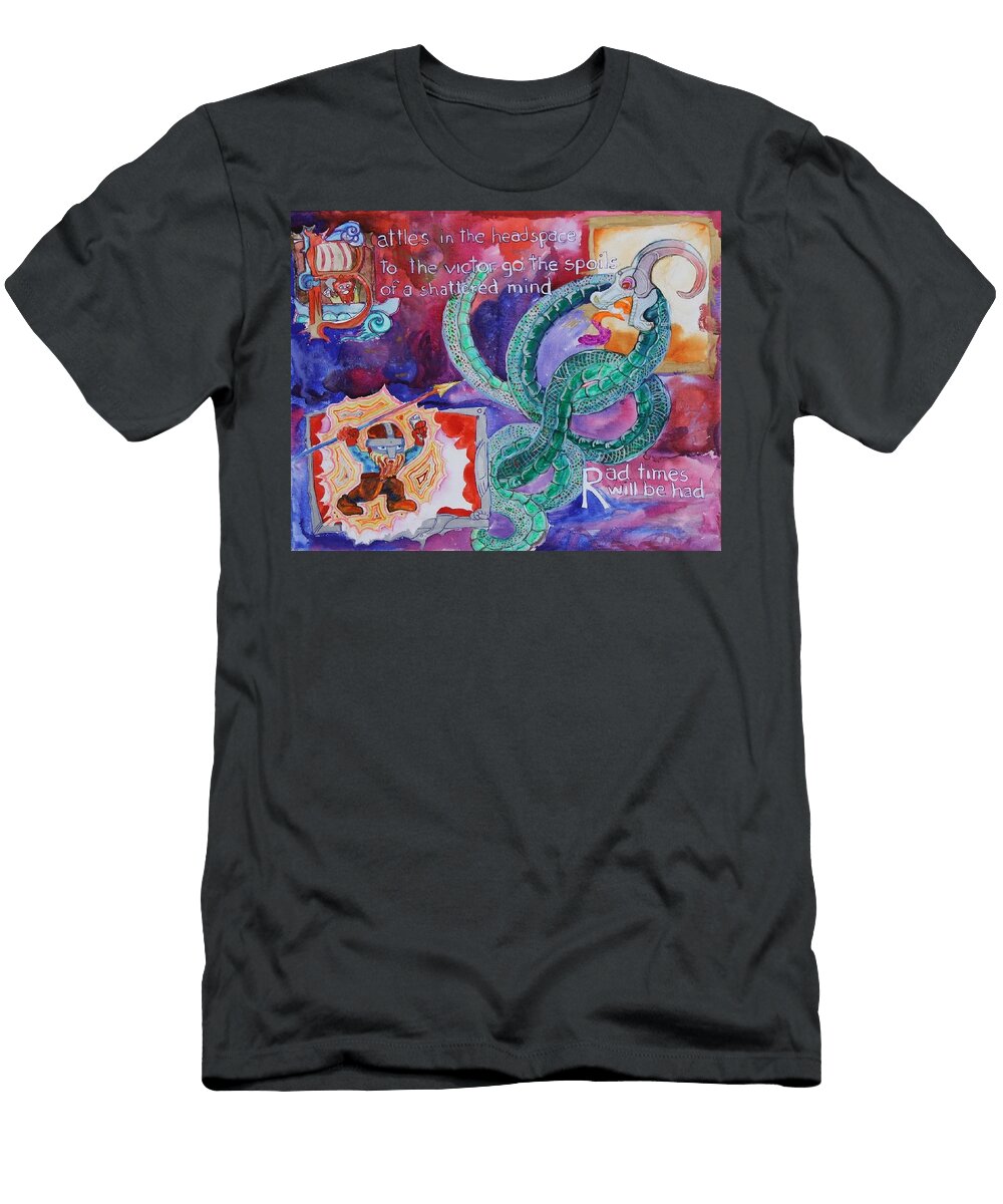 Goofy Space Vikings Mathew Luebbert T-Shirt