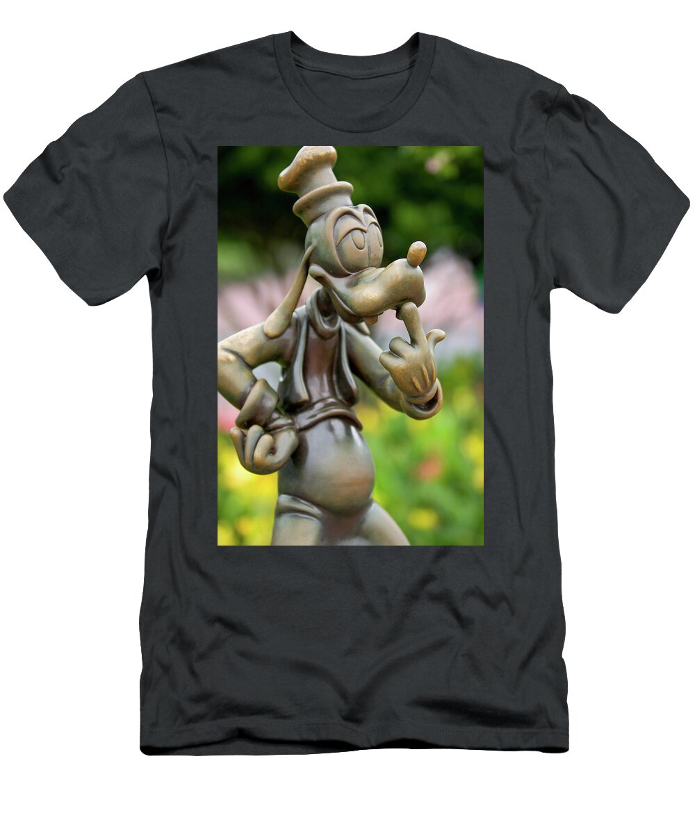 Goofy Statue Mark Chandler T-Shirt