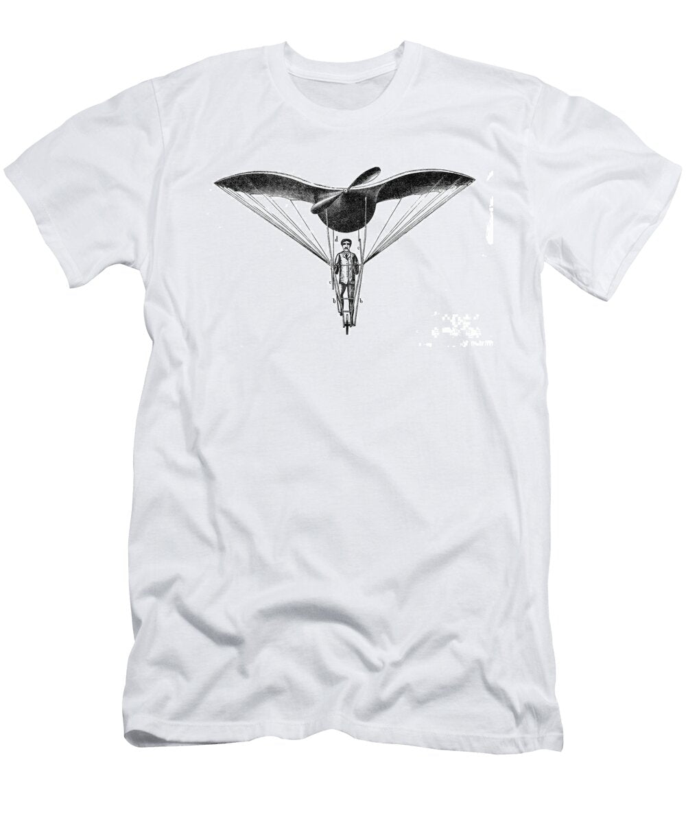 Goupils Flying Machine 1883 Science Source T-Shirt