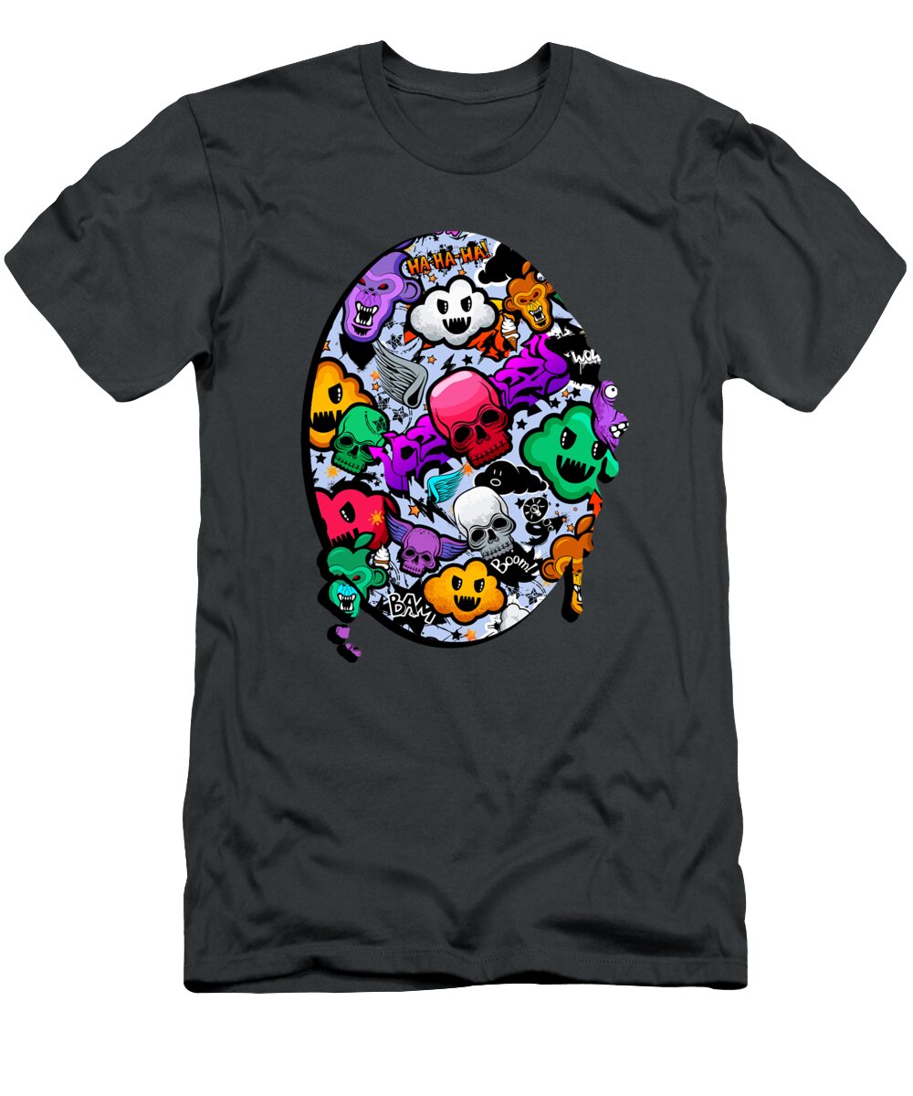 Graffiti Fun 3 Mark Ashkenazi T-Shirt
