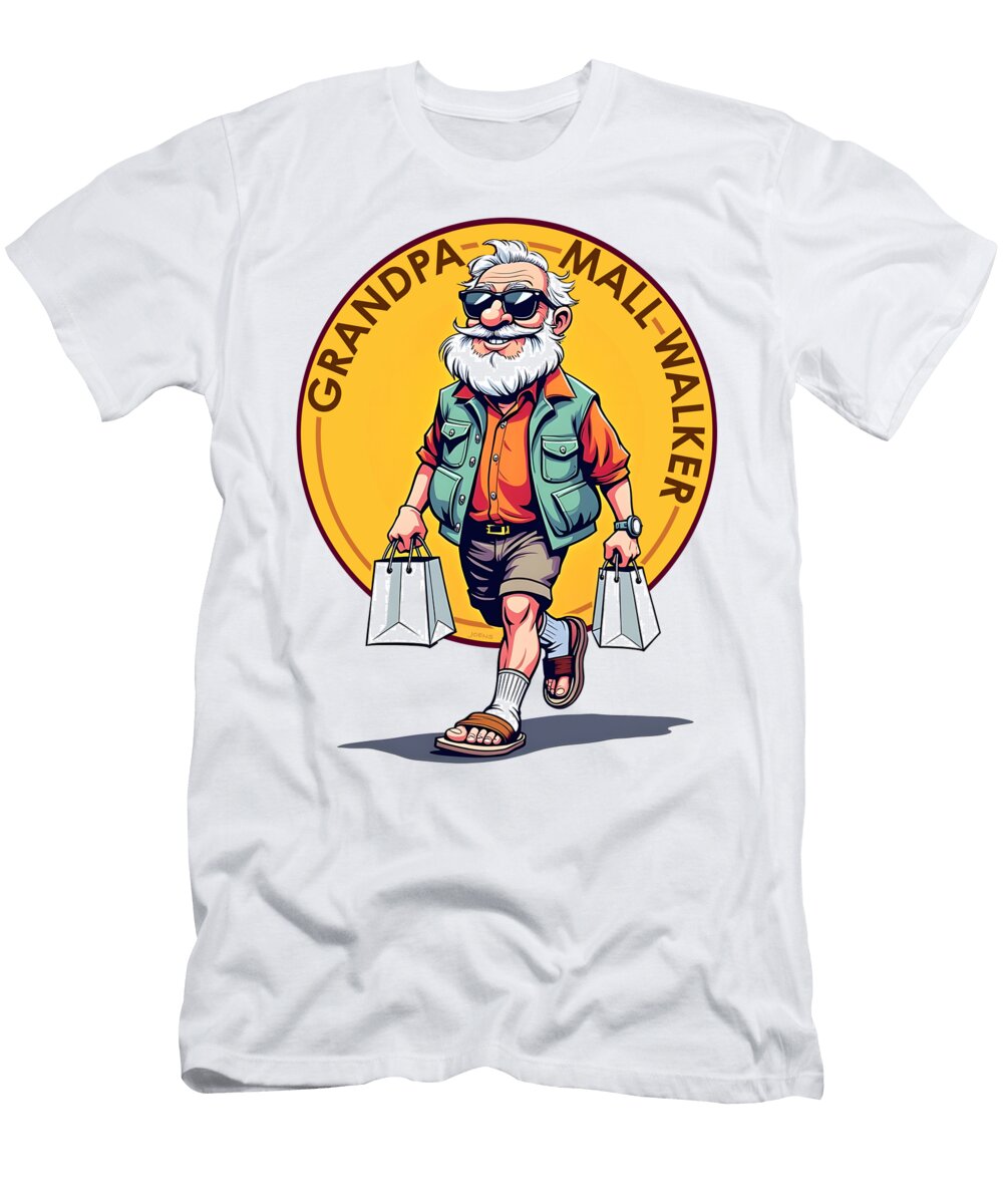 Grandpa Mall Walker 3 Greg Joens T-Shirt
