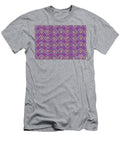 Gray Yellow Geometric Wacky Circle Pattern V19 Petite Patterns T-Shirt