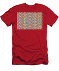 Gray Yellow Geometric Wacky Circle Pattern V21 Petite Patterns T-Shirt