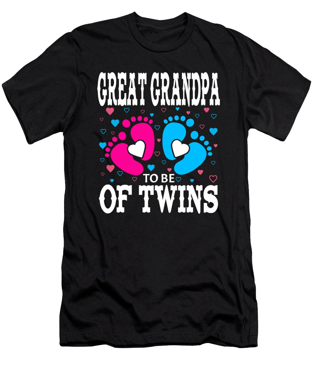 Great Grandpa to Be of Twins Dhbubble T-Shirt
