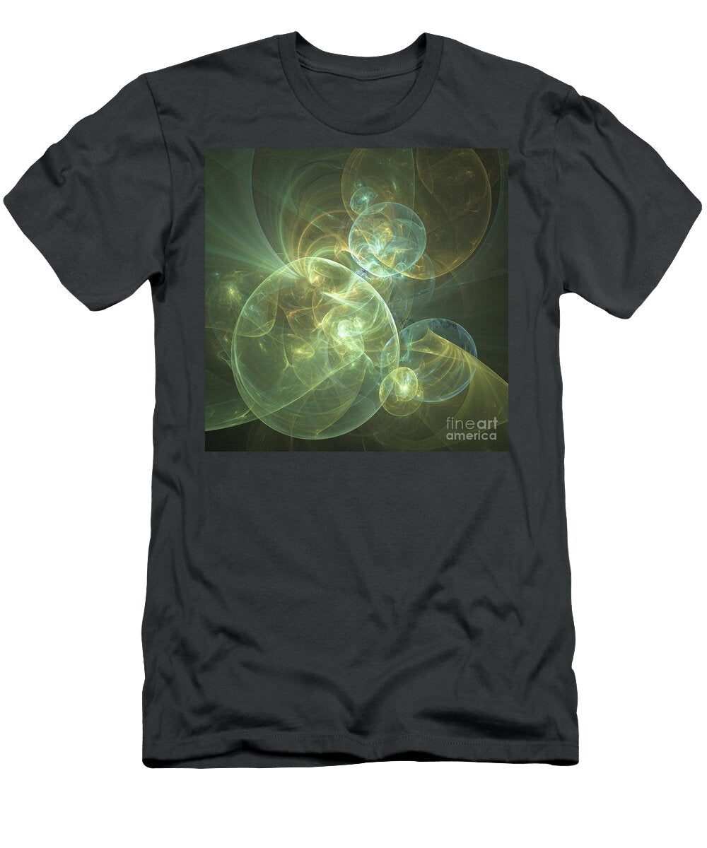 Green and Gold Bubbles Elisabeth Lucas T-Shirt