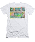 Green Bathtub Bubblebath Painting Patty Donoghue T-Shirt