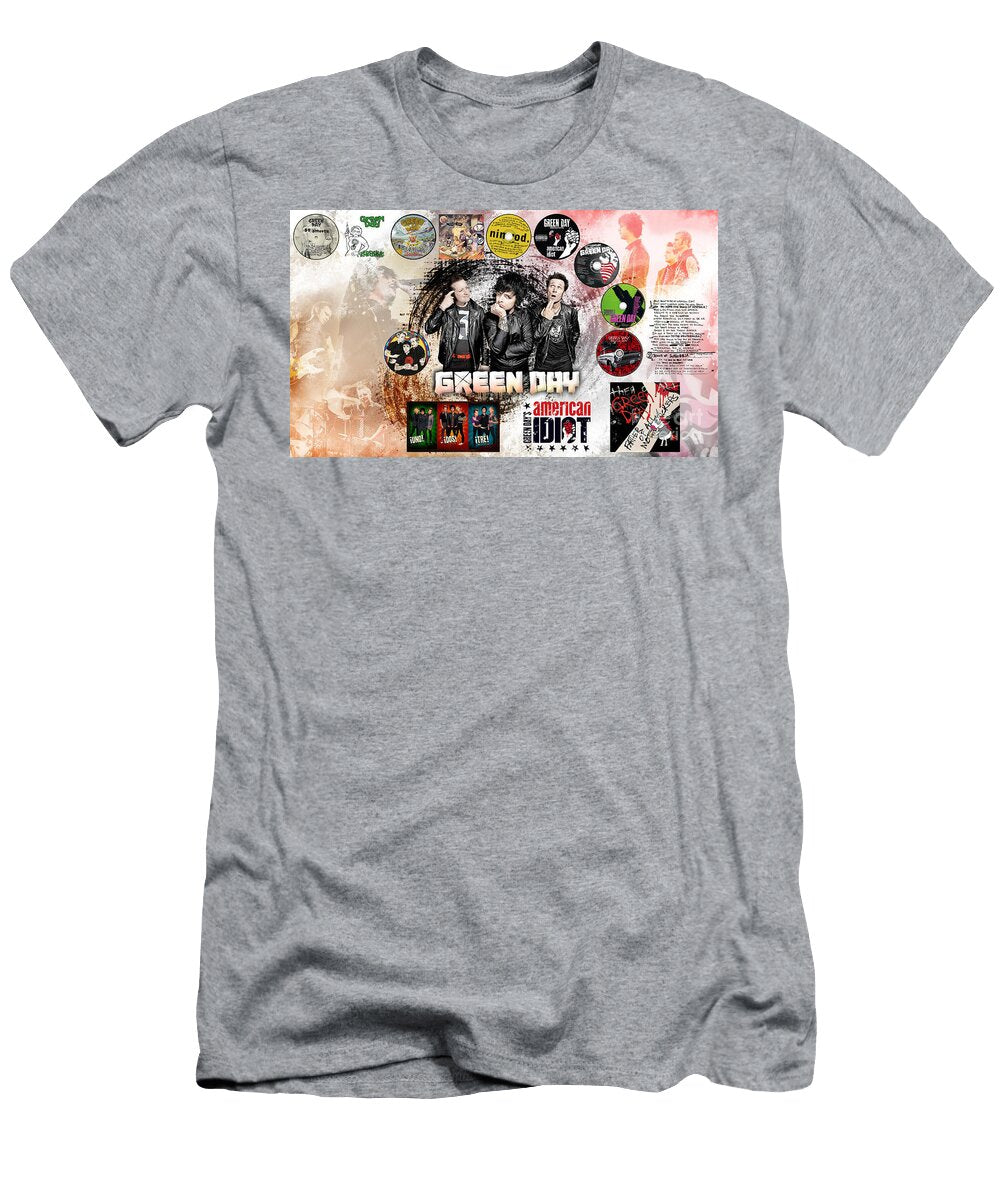 Green Day Hd Art Print Rock Band T-Shirt