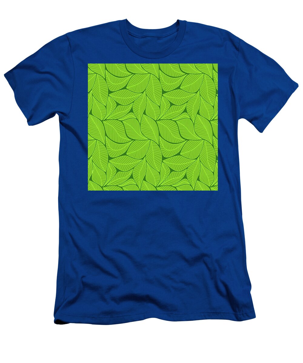 Green Leaf Backgound Tom Hill T-Shirt
