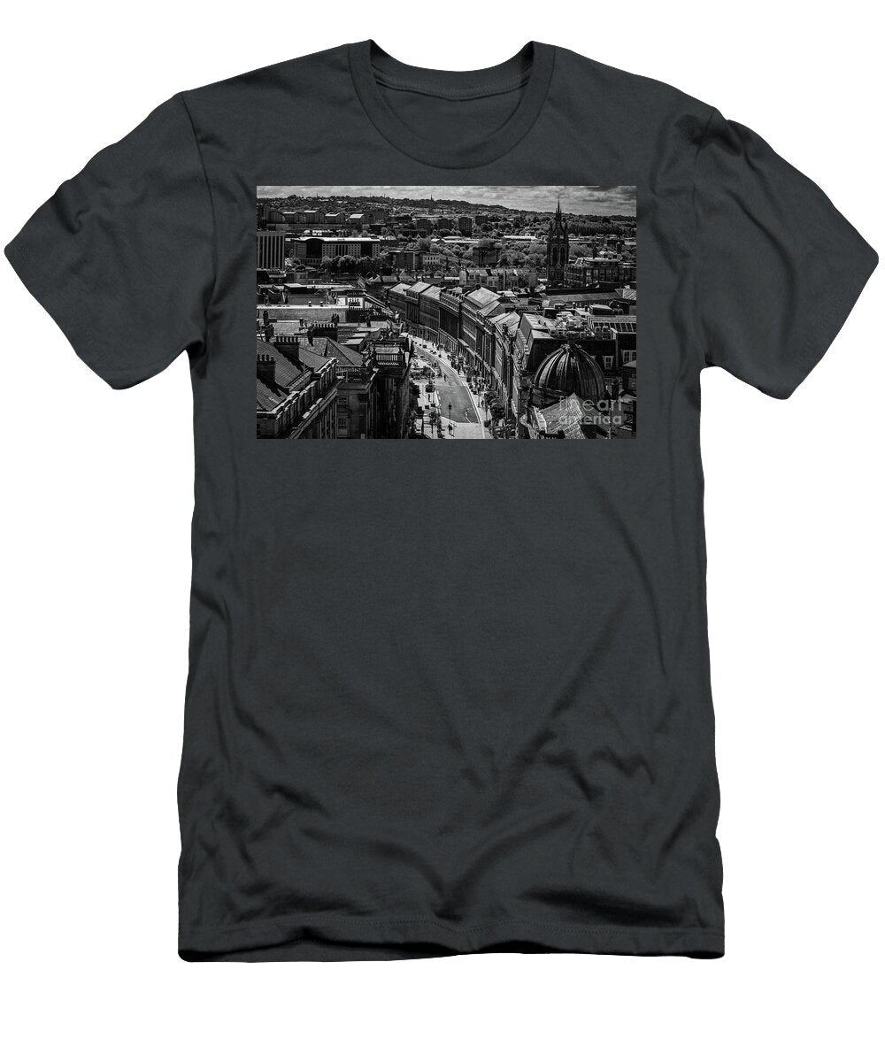 Grey Street Cityscape View Andrew Pounder T-Shirt
