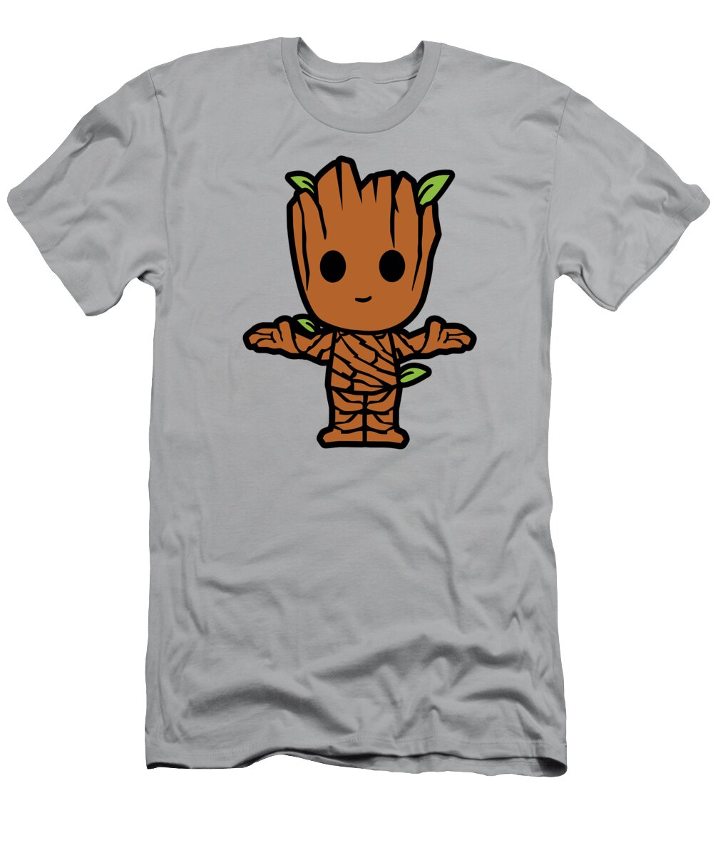 Groot Chibi Geraldine T Somerville T-Shirt