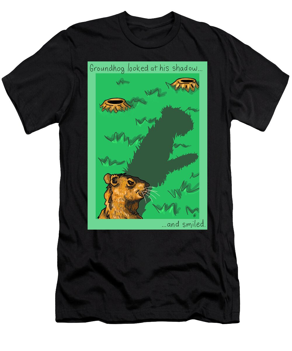 Groundhogs Shadow David Burgess T-Shirt