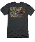 Guide Lifting Trap Door of Spider Burrow to Show Baby Ann Steve Toon Natureplcom T-Shirt