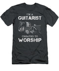 Guitarist Worship Funny Hilarious Musician Guitarist T-Shirt