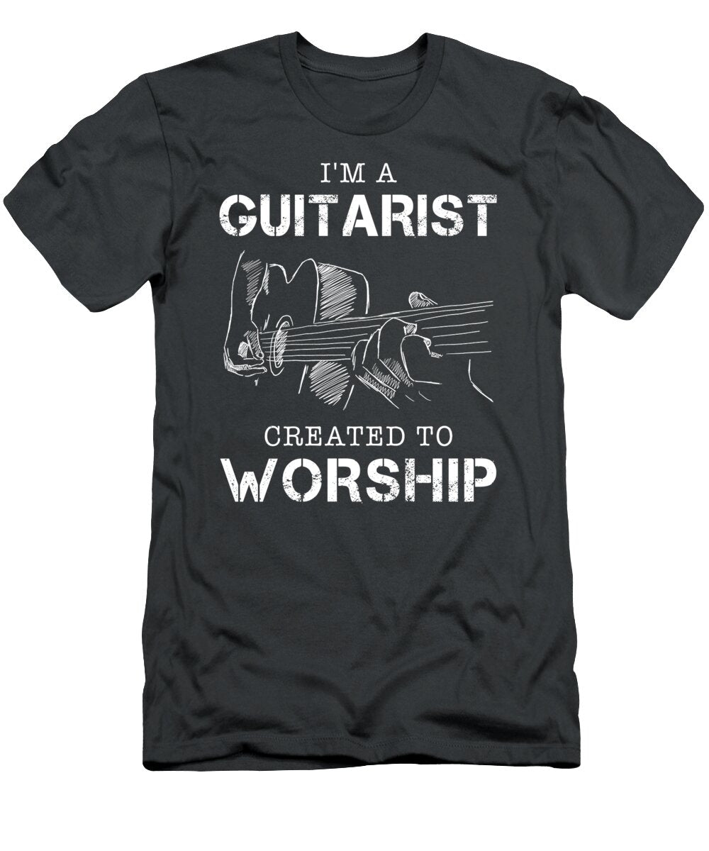 Guitarist Worship Funny Hilarious Musician Guitarist T-Shirt