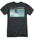 Guy Attempting a 360 While Wakeboarding in Aruba Dejavu Designs T-Shirt