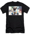 Hand Scooter Clipart Art Background Painted White Cute Animal Template Beautiful Puppy Canino Drawing Watercolor Close Brush Breed Adorable Baby Artistic Pug Illustration Olated Wafe Akkash T-Shirt