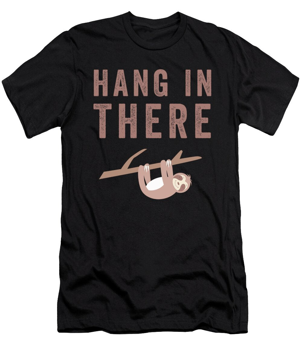 Hang in There Sleeping Sloth Jane Keeper T-Shirt