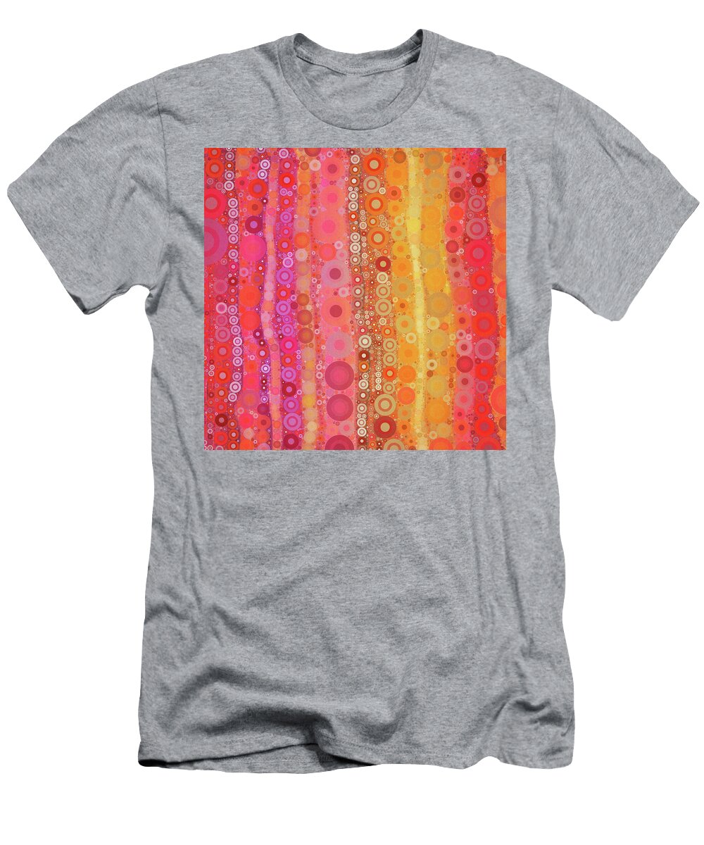 Happy Bubbles Abstract Peggy Collins T-Shirt