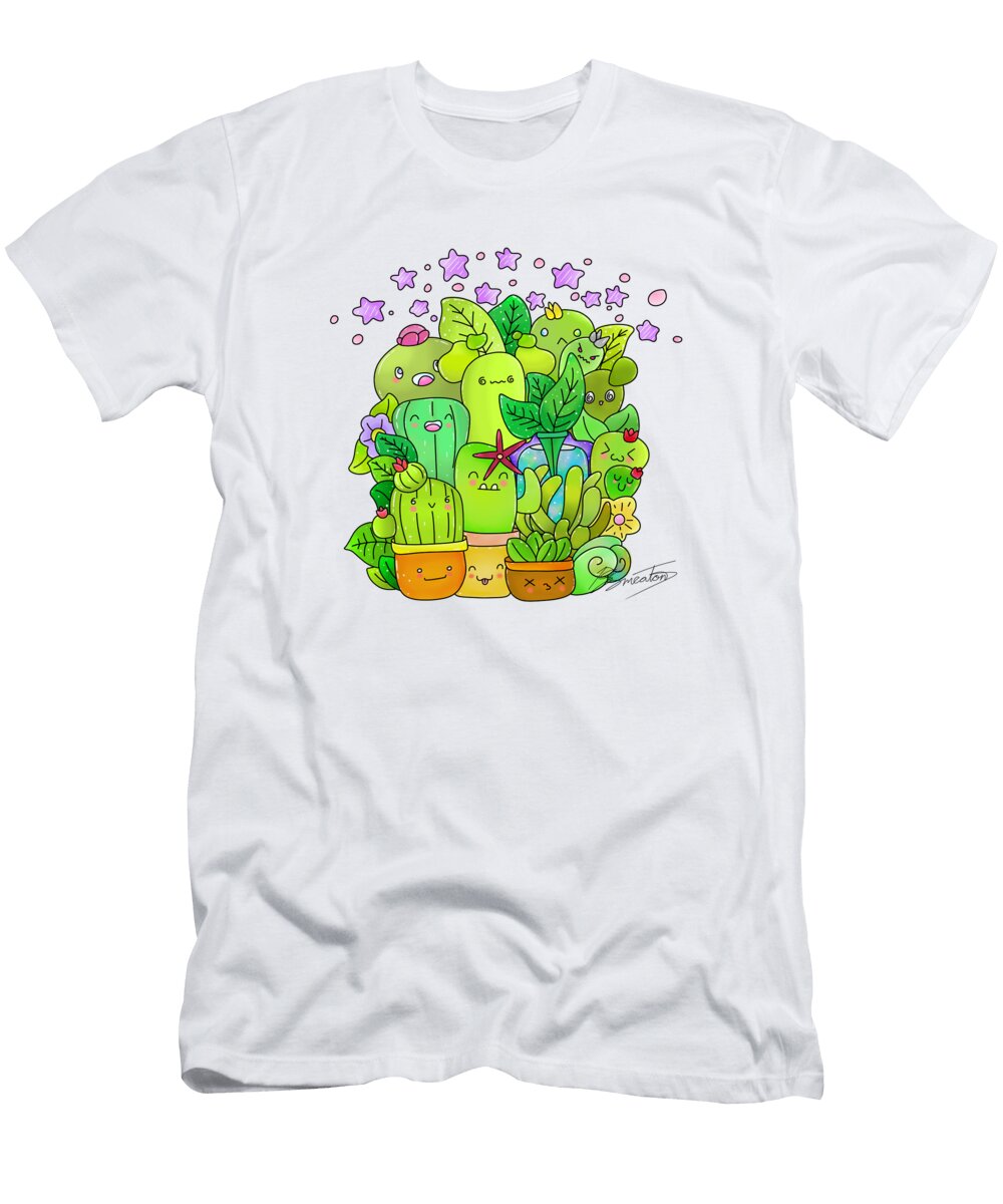 Happy Cactus Phinehas Smeaton T-Shirt