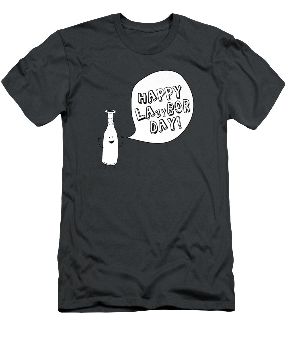 Happy Labor Day Lazy Funny Beer Cute Labor Day Reonsessi T-Shirt