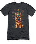 Happy New Year Eve Firework Dog Funny German Sophie Eleanor T-Shirt