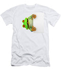 Happy Toon Frog with a White Banner Photocreo Michal Bednarek T-Shirt